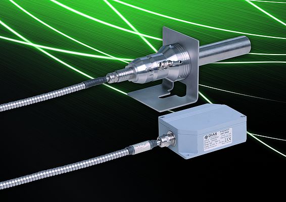 Robuste Lichtwellenleiter-Pyrometer der PYROSPOT Serie 30 für die Glasindustrie