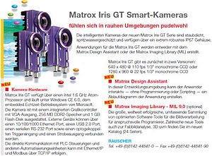 Matrox Iris GT Smart Kameras
