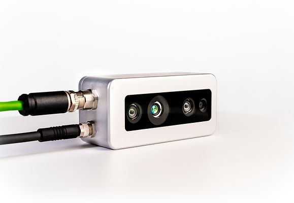 Dank der industriellen 3D-Kamera D435e mit GigE-Vision-Anschluss lässt sich 3D-Vision auch in rauen Umgebungen einfach integrieren.