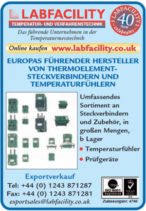 Temperaturfühler und Thermoelementsteckverbinder