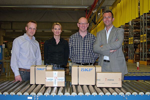 SKF übernimmt globale Ersatzteilelagerung und -distribution für Metso Lindemann