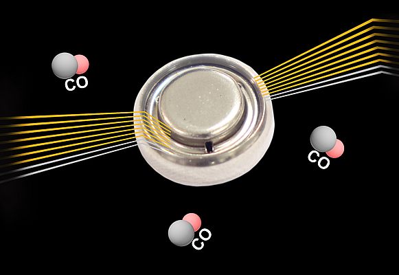 Elektrochemischer CO-Sensor im Knopfzellenformat