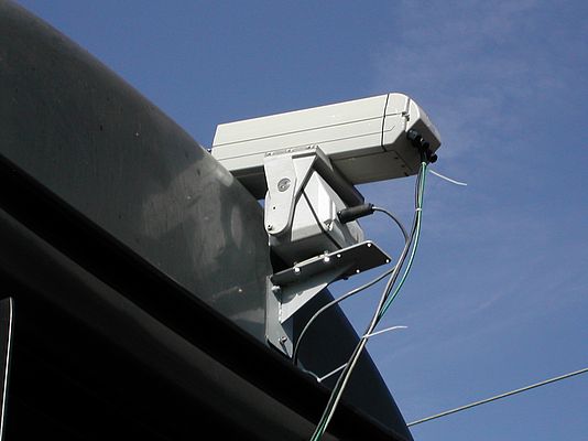 Infrarotkamera auf dem SNCF-Testwaggon