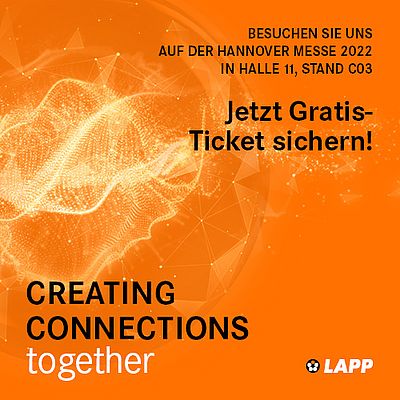 Creating connections together: LAPP@Hannover Messe