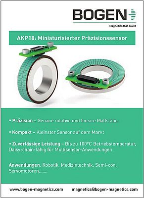 Miniaturisierter Präzisionssensor für die Positionserfassung