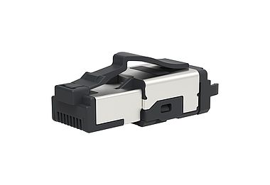 Ultrakurzer RJ45-Steckverbinder für Industrie und Gebäudetechnik