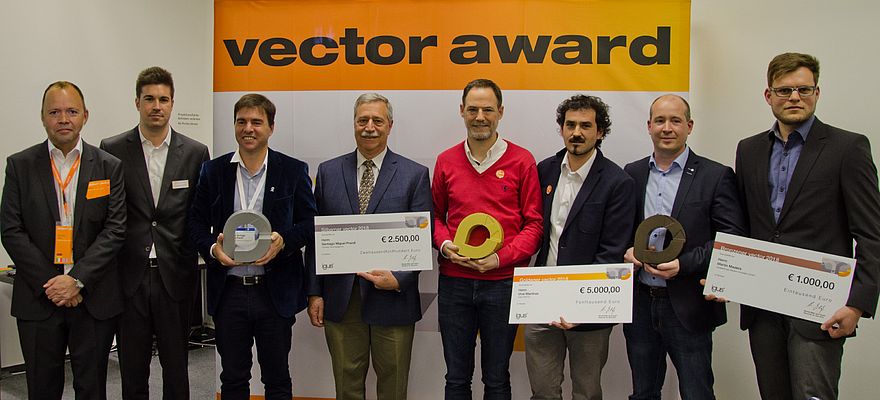 Die vector-Preisträger 2018 auf der Hannover Messe