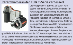 Infrarotkameras der FLIR T-Serie verbessert