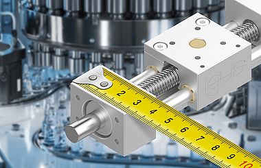 Miniatur-Linearmodul mit Spindelantrieb