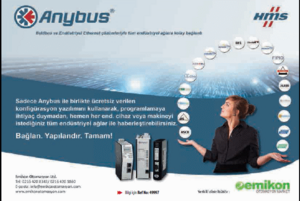 Anybus, fieldbus ve Endüstriyel Ethernet çözümleriyle tüm endüstriyel ağlara kolay bağlantı