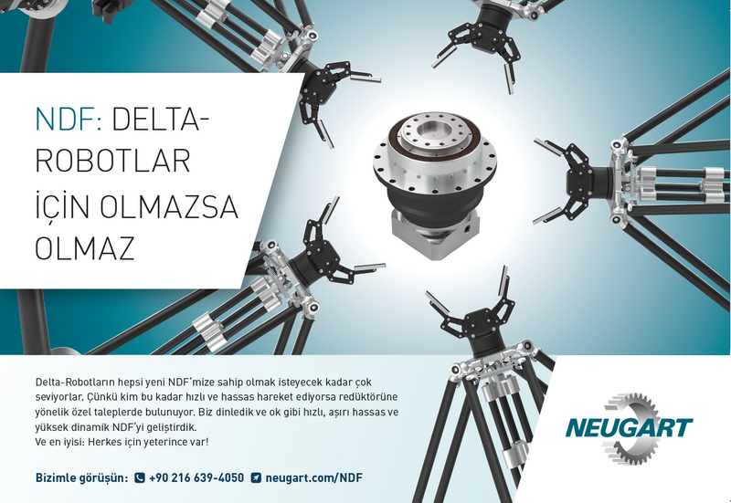 Neugart; NDF: Delta-Robotlar için Olmazsa Olmaz