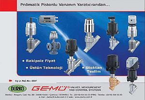 GEMU - Pnomatik pistonlu vananin yaraticisindan