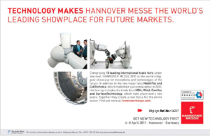 Technology Makes Hannover Messe The World's Leading Showplace For Future Markets