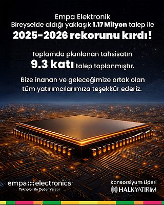 Empa Elektronik, bireyselde aldığı yaklaşık 1,17 milyon taleple 2025 – 2026 rekorunu kırdı