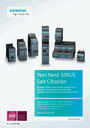 Siemens; Yeni Nesil SIRIUS Şalt Cihazları