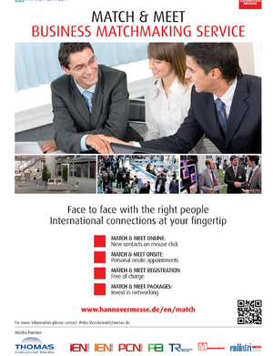 Hannover Messe; Match&Meet Business Matchmaking Service