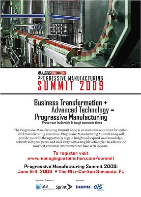 Business Transformation+Advanced Technology = Progressive Manufaturing