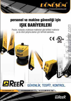 Personel ve Makine Güvenliği için Işık Bariyerleri