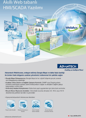 Advantech, Akıllı Web Tabanlı HMI/SCADA Yazılımı