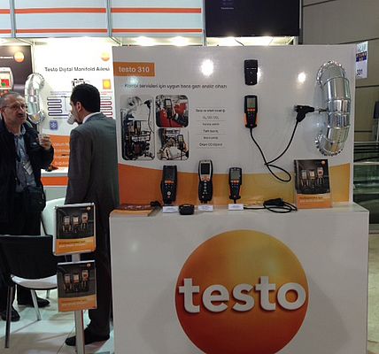 Testo, Nisan ayı’ndaki fuarlarda müşterileri ile buluştu
