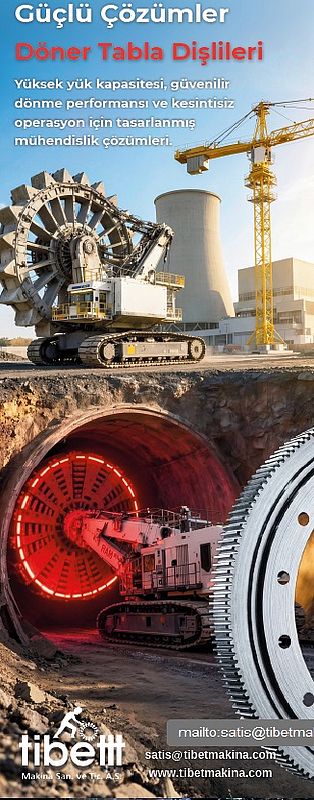 Tibet Makina;Büyük İşler İçin Güçlü Çözümler Döner Table Dişlileri