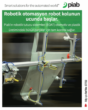 Piab; Robotik otomasyon robot kolunun ucunda başlar.