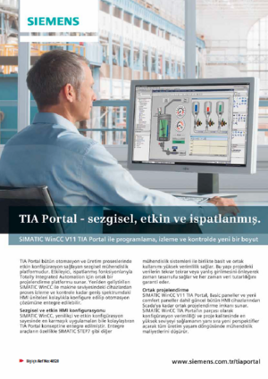 TIA Portal- sezgisel, etkin ve ispatlanmış