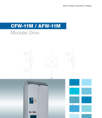 Dal Elektrik; CFW-11M/AFW-11M Modular Drive