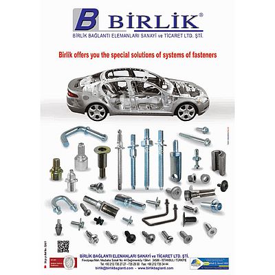 Birlik Bağlantı Elemanları; Birlik offers you the special solutions of systems of fasteners.