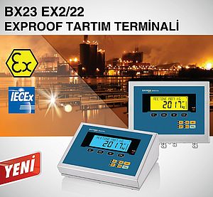 BX23 Ex2/22 Exproof Tartım Terminali