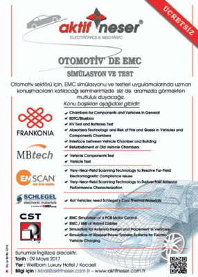 Aktif Neser; Otomotiv 'de EMC Simülasyon ve Test