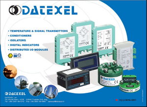 Datexel; Sıcaklık ve sinyal Transmiterleri, Kondisyonerler, İzolatörler