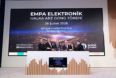 Borsa İstanbul’da gong Empa Elektronik için çaldı