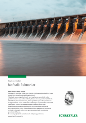 Schaeffler; Mafsallı Rulmanlar