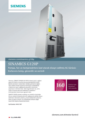 Siemens; SINAMICS G120P AC sürücü
