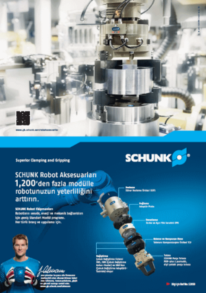 Schunk Robot Ekasesuarları 1,200'den fazla modülle robotunuzun yeterliliğini arttırın.