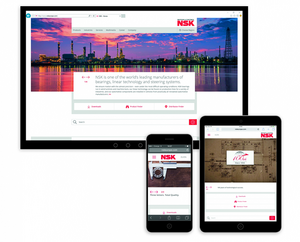 NSK'nın yeni web sitesi akıllı telefon ve tablet kullanımını kolaylaştırıyor