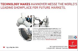 Teknoloji Hannover Messe' de