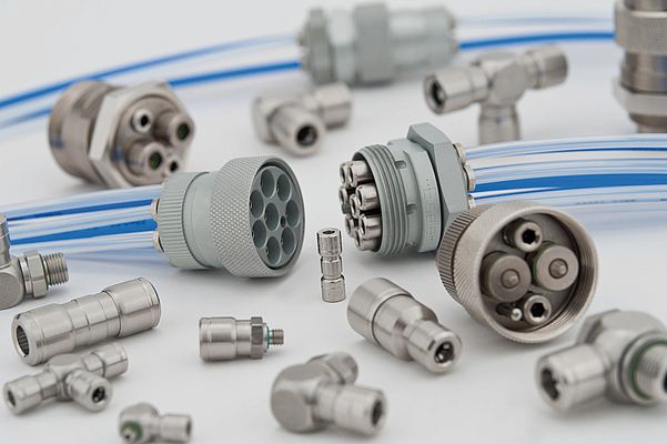 With the quality connection components of the MultiLine and the BasicLine series, safely vacuum applications can be realized.