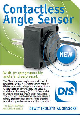 Contactless angle sensor QR40