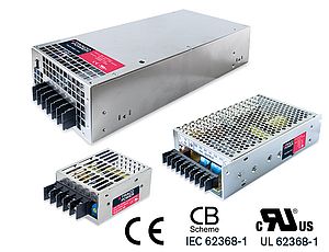 Metal Enclosed AC/DC Power Supplies from 18 to 960 Watt