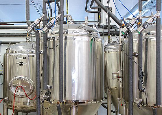 The stainless-steel design blended in seamlessly from the perspective of fit and finish with the brewery equipment
