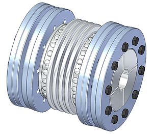 Metal Bellows Coupling EWH for High Torques