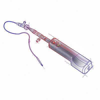 Artery disease treatment devices rely on the controlled rotation of an electric motor of a compact size.
