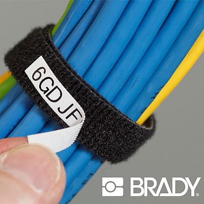 The new BradyGrip™ Print-on Hook Material