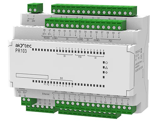 The PR103 programmable relay from akYtec is a ‘mini PLC’ with an Ethernet interface. Picture: akYtec