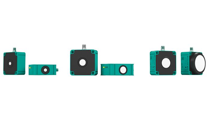 Various versions of the UB*-F42 series ultrasonic sensors. Picture: Pepperl+Fuchs
