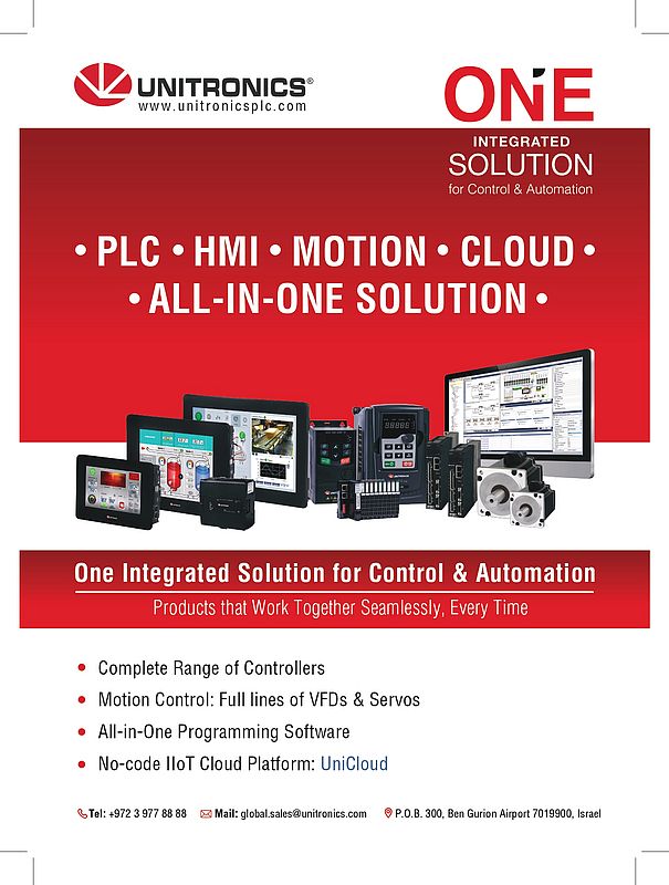 Unitronics One Integrated Solution for Control & Automation