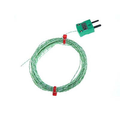 PTFE insulated IEC Exposed Junction Thermocouple - Type K