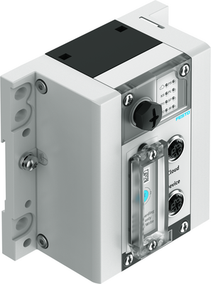 With the Festo IoT Gateway CPX-IOT as hardware, customers can have their machine and plants monitored at field level. Field level support is provided with the ScraiField software component. (Photo: Festo AG & Co. KG)